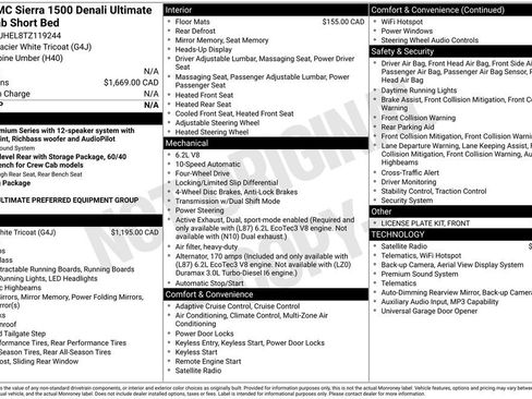 Used 2026 GMC Sierra 1500 Denali Ultimate AWD/4WD image 2
