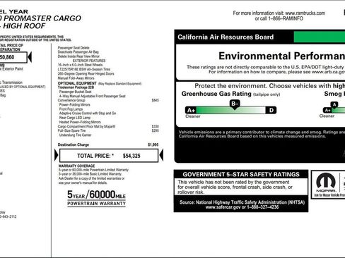 Used 2025 RAM ProMaster 2500 w/ Convenience Group FWD image 9