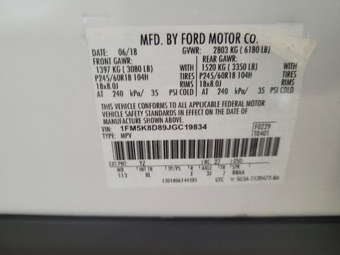 Used 2018 Ford Explorer XLT w/ Equipment Group 201A image 33