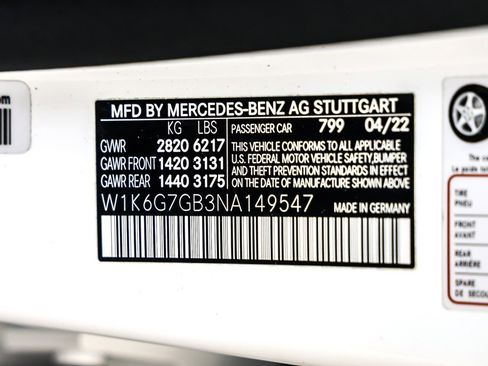 Certified 2022 Mercedes-Benz S 580 4MATIC Sedan image 26