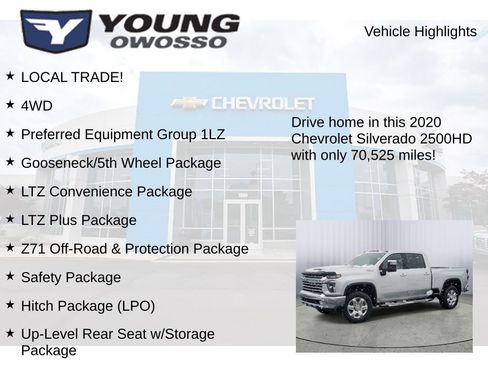 Used 2020 Chevrolet Silverado 2500 LTZ w/ LTZ Plus Package image 8