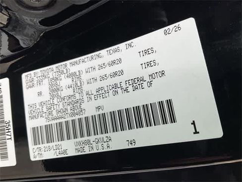 New 2026 Toyota Sequoia Limited image 29