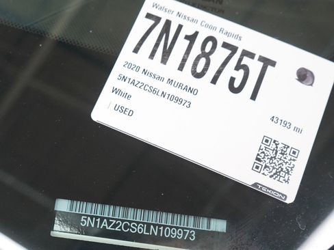 Used 2020 Nissan Murano SL w/ Moonroof Package AWD/4WD image 34