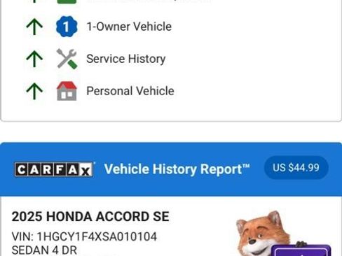 Used 2025 Honda Accord SE image 23