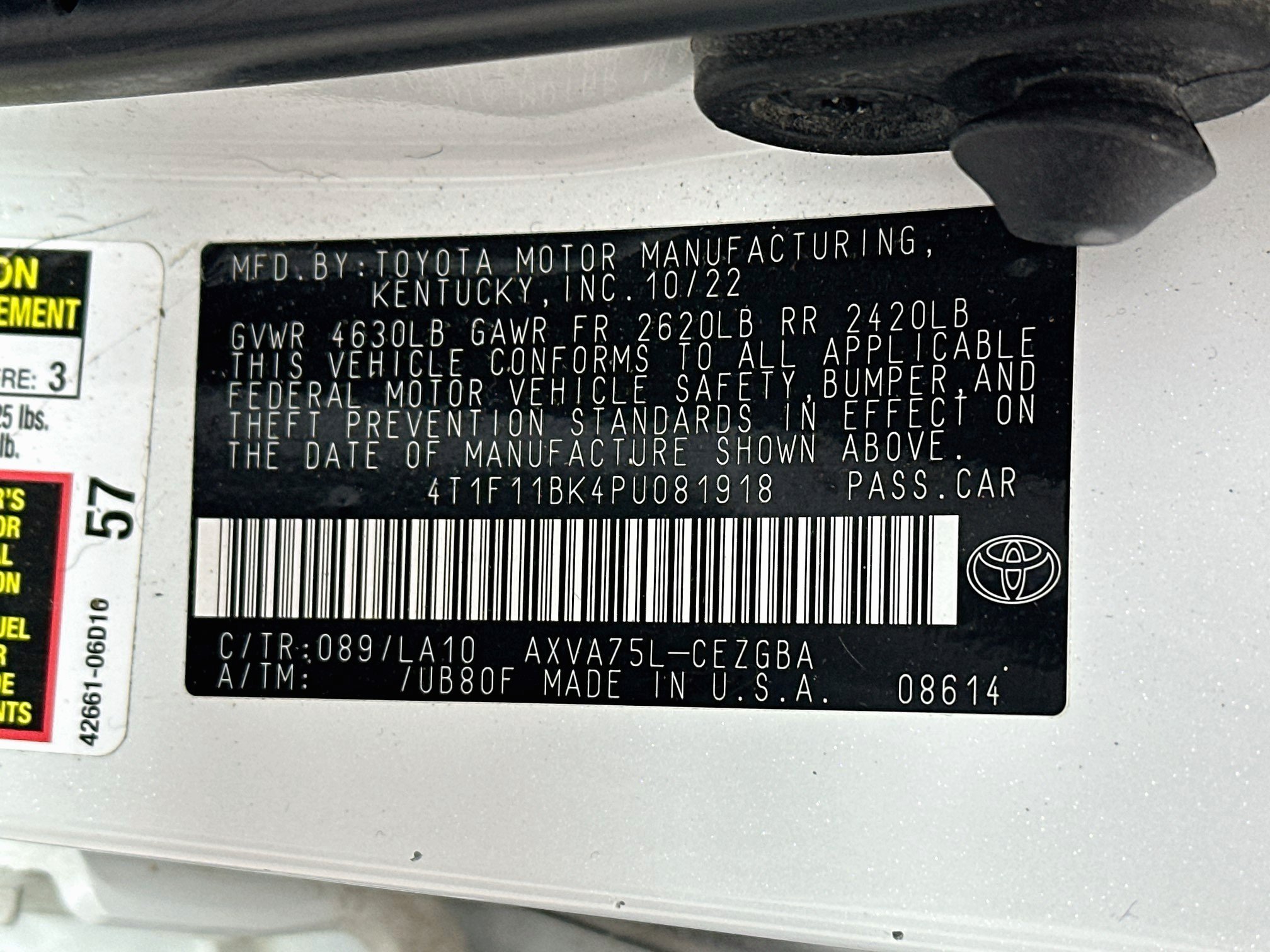 Used 2023 Toyota Camry XLE w/ Cold Weather Package AWD/4WD image 30