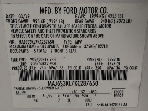Used 2019 Ford EcoSport Titanium AWD/4WD image 33