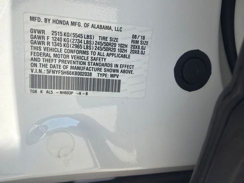 Used 2019 Honda Pilot Touring image 9