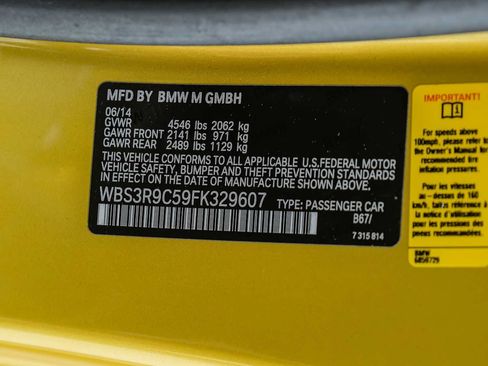 Used 2015 BMW M4 Coupe RWD image 60