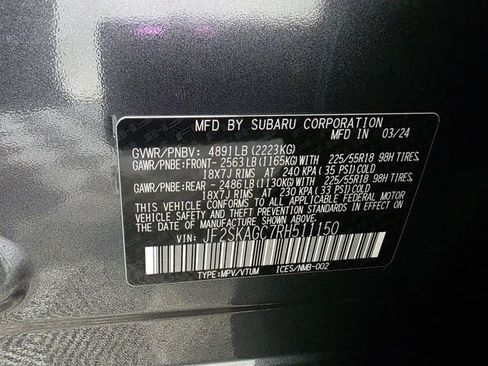 Certified 2024 Subaru Forester Sport image 42