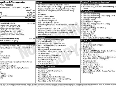 Used 2023 Jeep Grand Cherokee 4WD 4xe w/ Luxury Tech Group II image 2