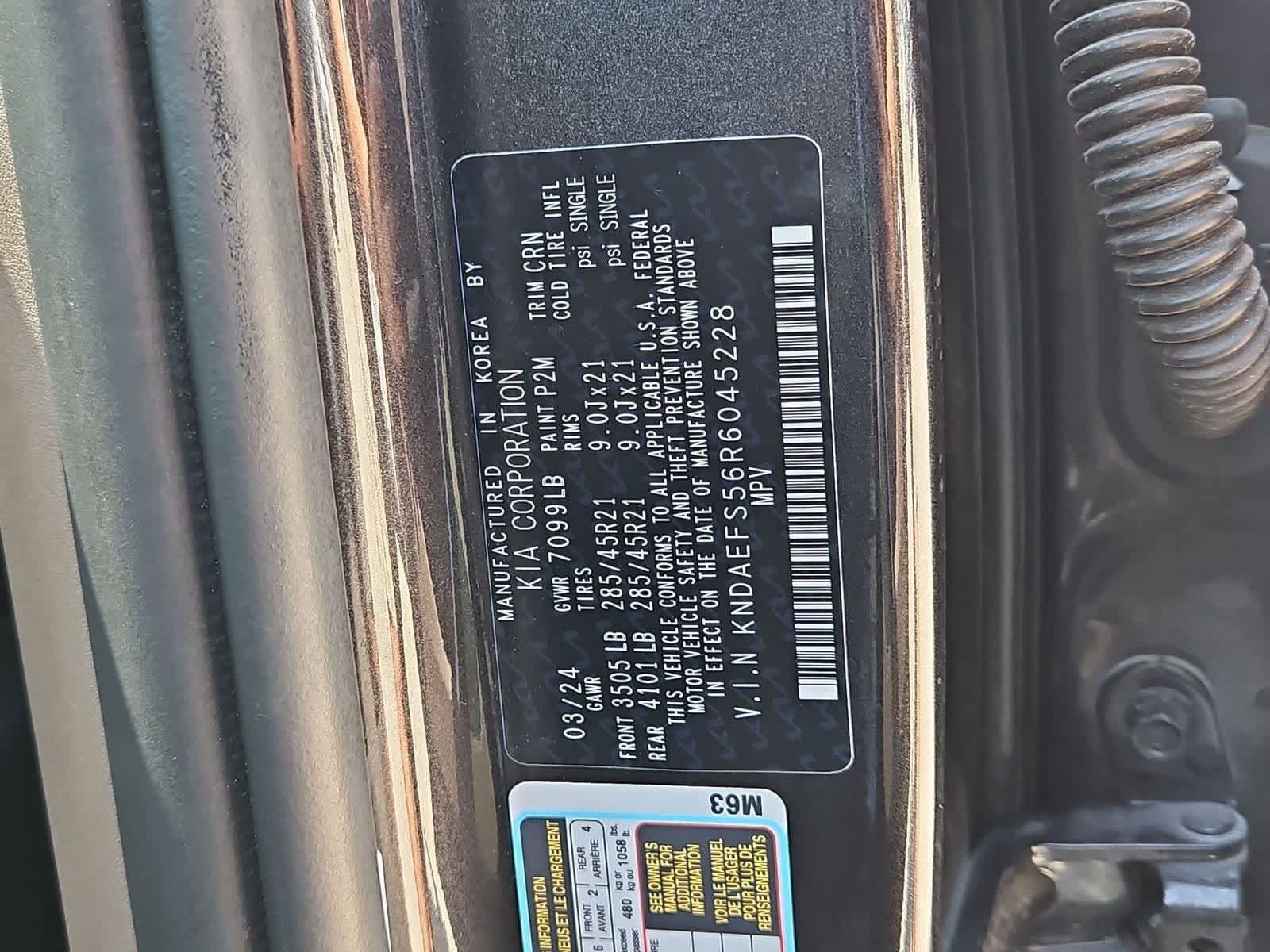 Certified 2024 Kia EV9 GT-Line AWD/4WD image 38