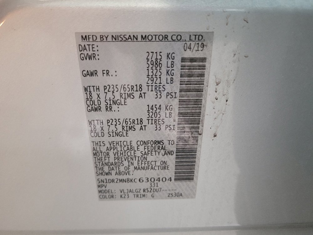 Used 2019 Nissan Pathfinder SL FWD image 33