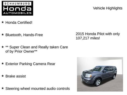 Used 2015 Honda Pilot LX image 7