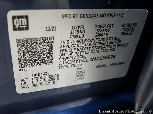 Used 2022 Chevrolet Silverado 1500 LT Trail Boss w/ Safety Package image 25