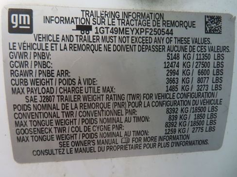 Used 2023 GMC Sierra 2500 SLE w/ SLE Value Package; image 74