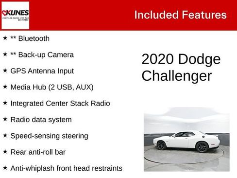 Used 2020 Dodge Challenger R/T w/ Plus Package RWD image 3