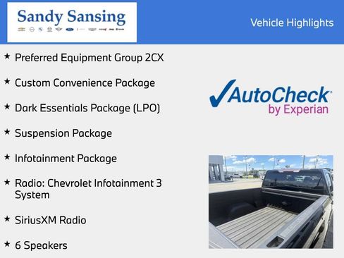 Used 2020 Chevrolet Silverado 1500 Custom Trail Boss w/ Custom Convenience Package AWD/4WD image 7