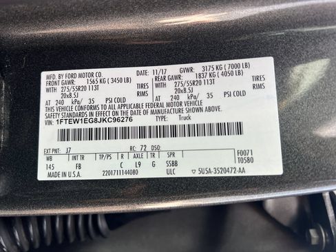 Used 2018 Ford F150 XLT w/ Equipment Group 302A Luxury AWD/4WD image 47