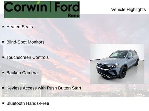 Used 2022 Volkswagen Taos SE FWD image 7