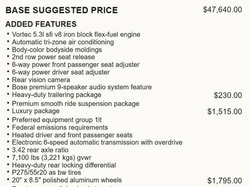 Used 2014 Chevrolet Tahoe LT w/ Luxury Package image 12