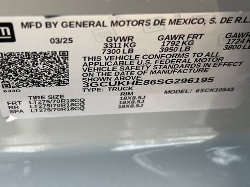 Used 2025 Chevrolet Silverado 1500 ZR2 w/ Technology Package AWD/4WD image 25