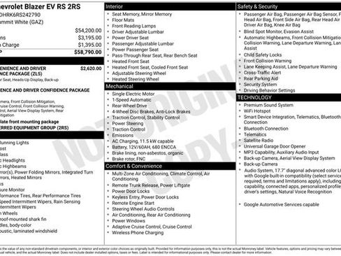 Used 2024 Chevrolet Blazer EV RS RWD image 5