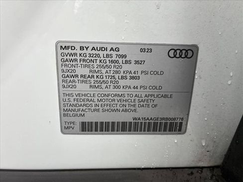 Used 2024 Audi Q8 e-tron Premium Plus w/ Premium Plus Package AWD/4WD image 15