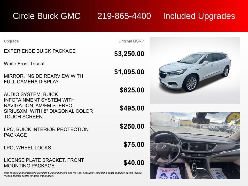 Used 2019 Buick Enclave Premium w/ Experience Buick Package AWD/4WD image 3