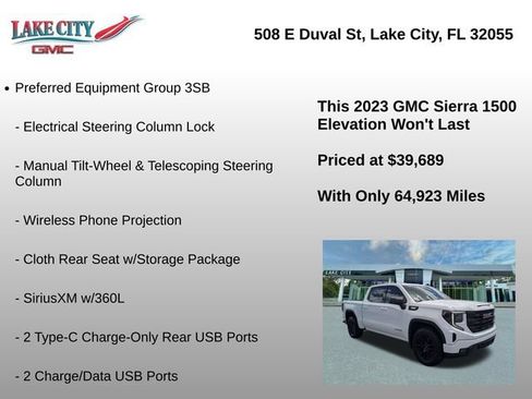 Used 2023 GMC Sierra 1500 Elevation w/ X31 Off-Road Package AWD/4WD image 22