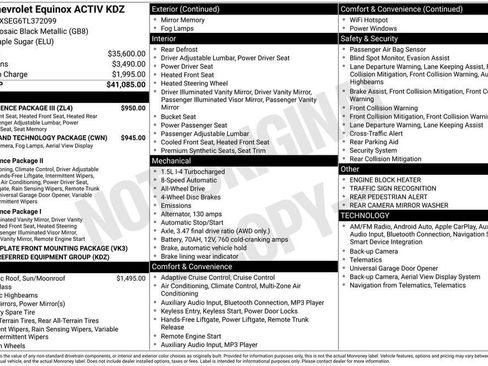 New 2026 Chevrolet Equinox ACTIV w/ Convenience Package III AWD/4WD image 5