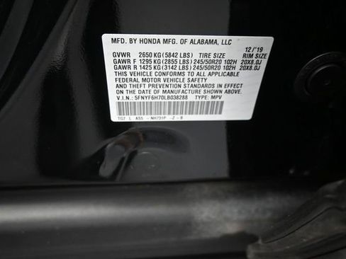 Certified 2020 Honda Pilot Black Edition image 19