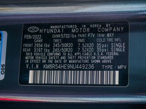 Used 2022 Hyundai Palisade Limited w/ Winter Package FWD image 53