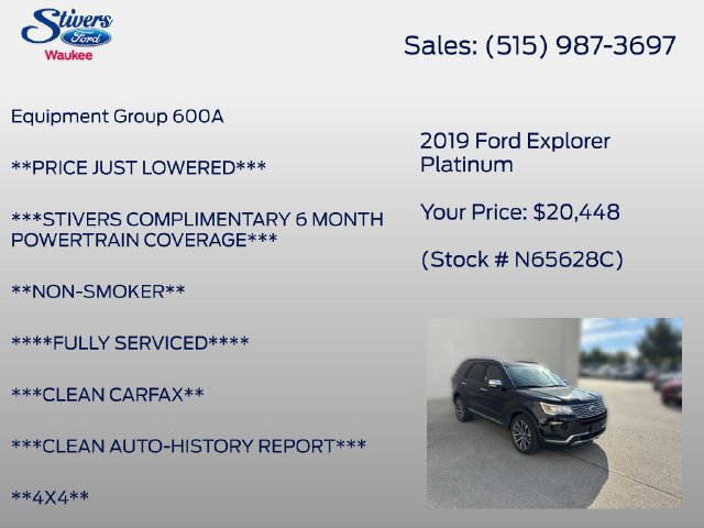 Used 2019 Ford Explorer Platinum AWD/4WD image 8