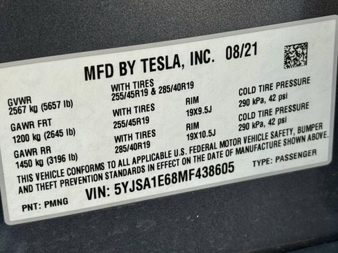 Used 2021 Tesla Model S Plaid image 23