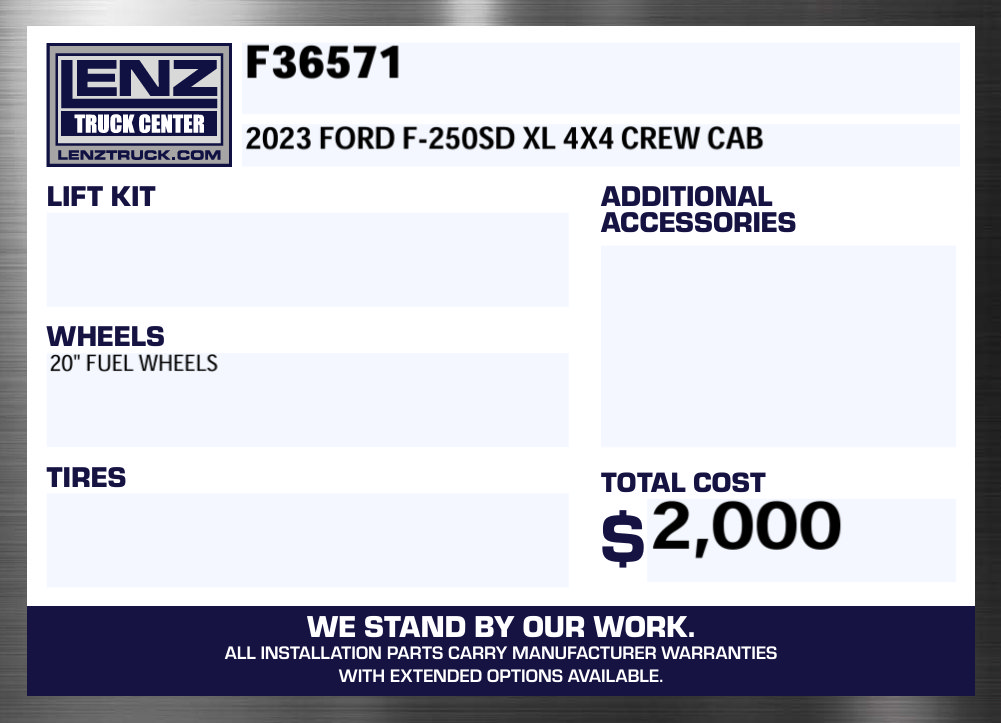 Used 2023 Ford F250 XL w/ STX Appearance Package AWD/4WD image 2