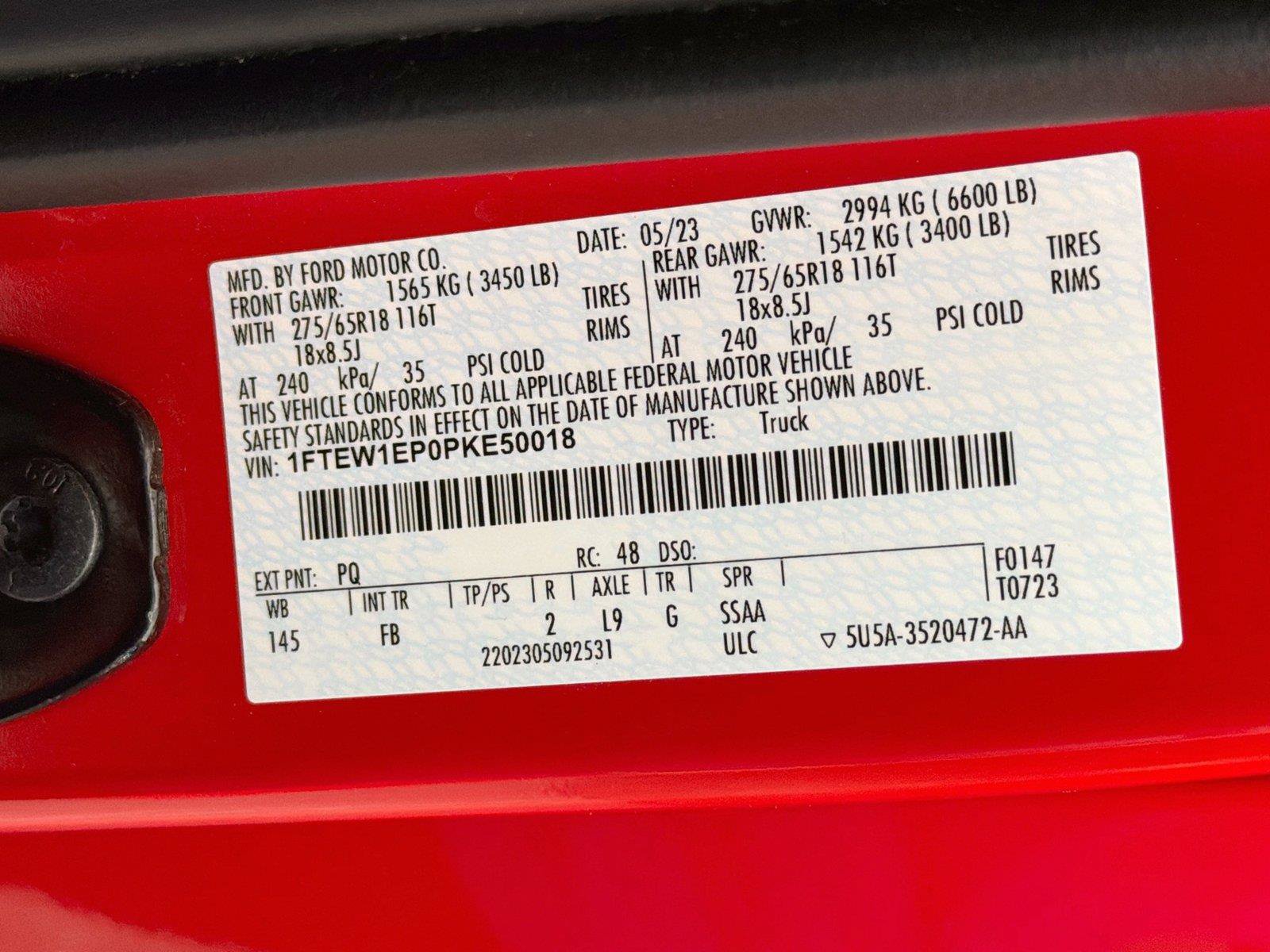 Used 2023 Ford F150 XLT w/ Equipment Group 302A High AWD/4WD image 41