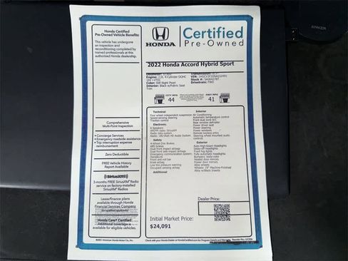 Used 2022 Honda Accord Sport image 12