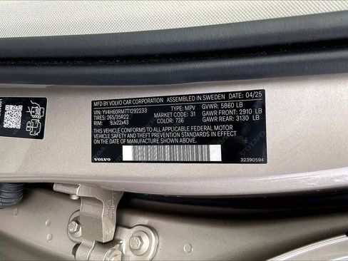 Used 2026 Volvo XC60 T8 Ultra w/ Protection Package Premier image 34