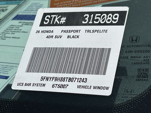 New 2026 Honda Passport TrailSport Elite image 22