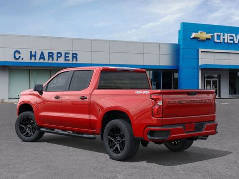New 2026 Chevrolet Silverado 1500 Custom w/ Turbomax Blackout Package AWD/4WD image 3