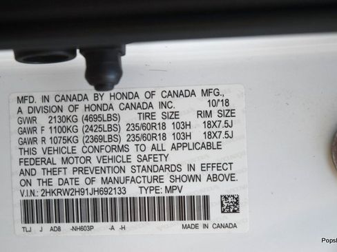 Used 2018 Honda CR-V Touring image 21