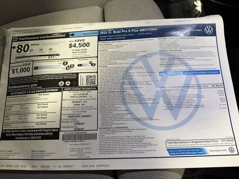 New 2025 Volkswagen ID. Buzz Pro S Plus image 28