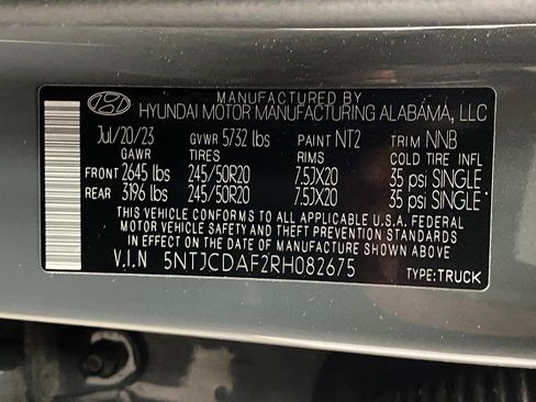 Certified 2024 Hyundai Santa Cruz Night image 36