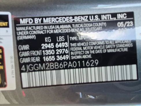 Certified 2023 Mercedes-Benz EQE 350+ SUV image 25