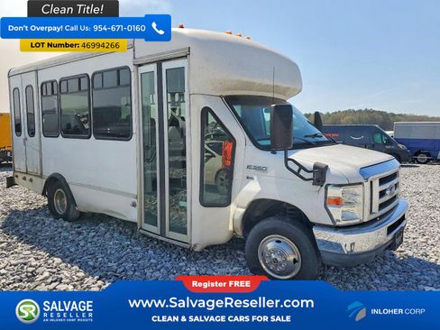 Used 2011 Ford E-350 and Econoline 350 Super Duty w/ Shuttle Bus Prep Pkg image 1