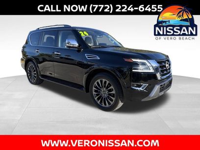 Certified 2024 Nissan Armada Platinum w/ Captain's Chairs Package