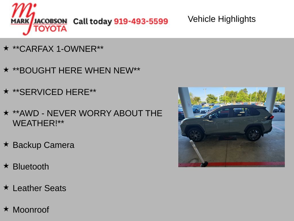 Used 2023 Toyota RAV4 XLE Premium AWD/4WD image 6