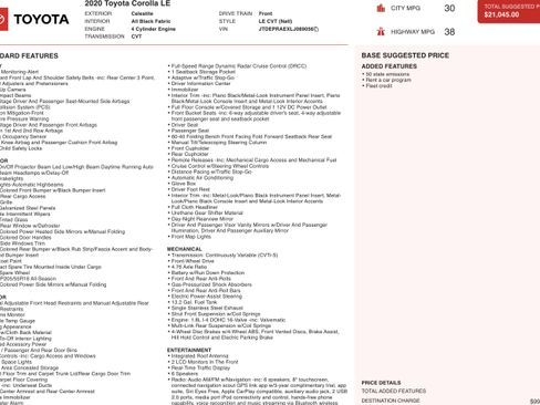 Used 2020 Toyota Corolla LE image 3