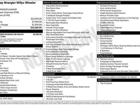 Used 2017 Jeep Wrangler Sport image 15