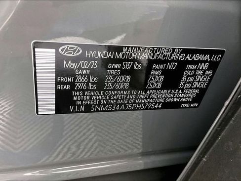 Used 2023 Hyundai Santa Fe SEL w/ Premium Package FWD image 17